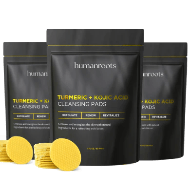 Turmeric Kojic Acid Cleansing Pads (single pack) - humanroots