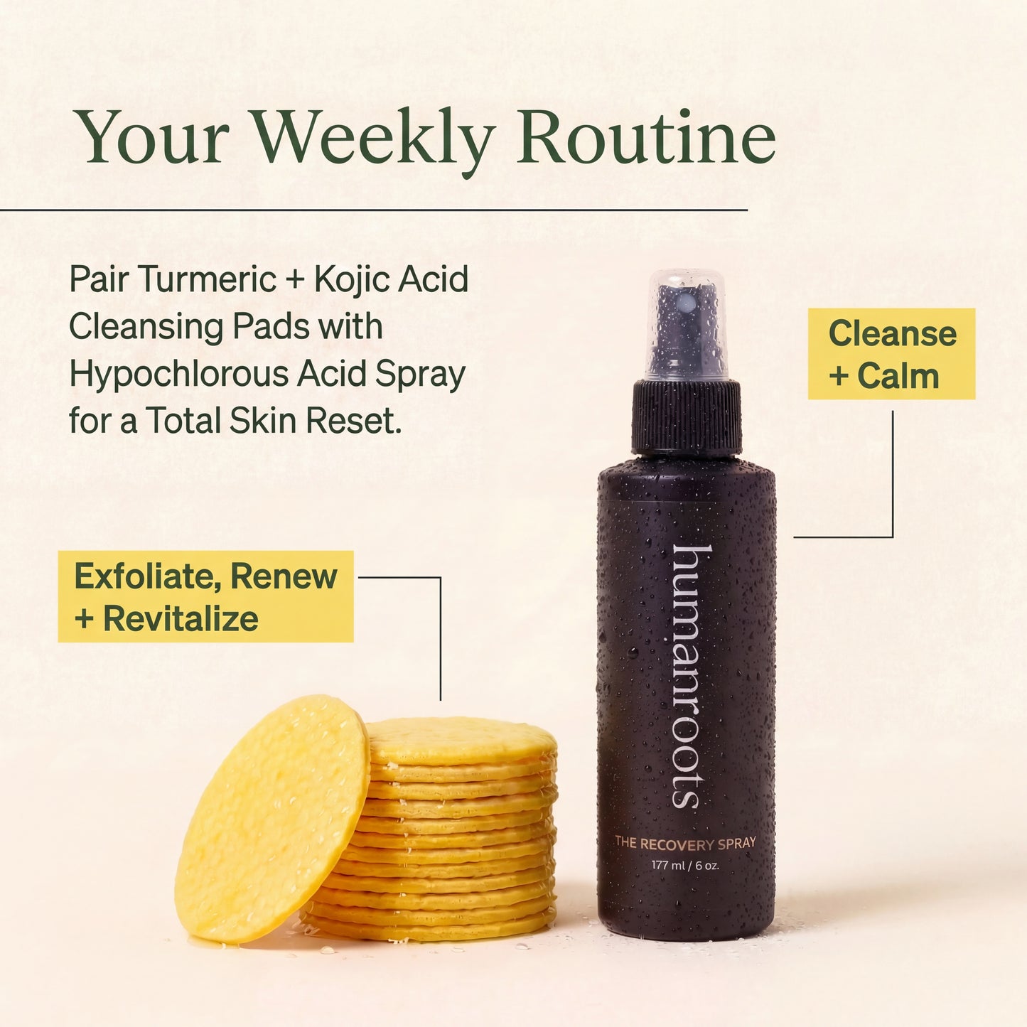 Turmeric Kojic Acid Cleansing Pads