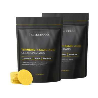 Turmeric Kojic Acid Cleansing Pads (single pack) - humanroots
